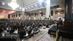 دعای ندبه حرم مطهر با حضور پرشور مردم در سالروز رحلت حضرت معصومه (س)