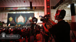 تلاش بی‌وقفه خادمان رسانه‌ای در ثبت جلوه‌های نورانی مراسم رحلت بانوی کرامت