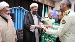 تجلیل از فرماندهان انتظامی استان همدان با حضور سفیران کریمه اهل‌بیت(س)