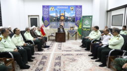 دیدار فرمانده انتظامی استان قم با آیت الله سعیدی به مناسبت روز نیروی انتظامی