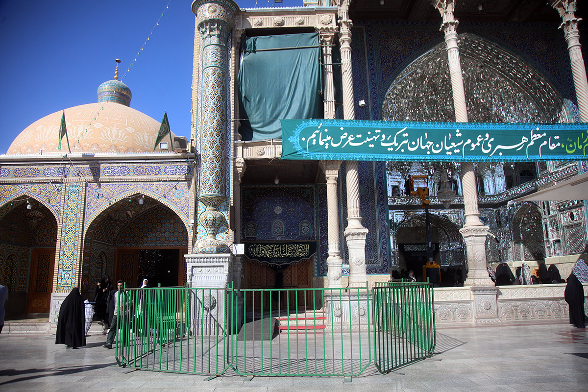 پایان مرمت فوقتخصصی ایوان آیینه حرم مطهر بانوی کرامت پایان مرمت فوقتخصصی ایوان آیینه حرم مطهر بانوی کرامت