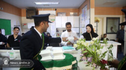 کام پرستاران قمی با کیک میلاد حضرت زینب (شد) شیرین شد