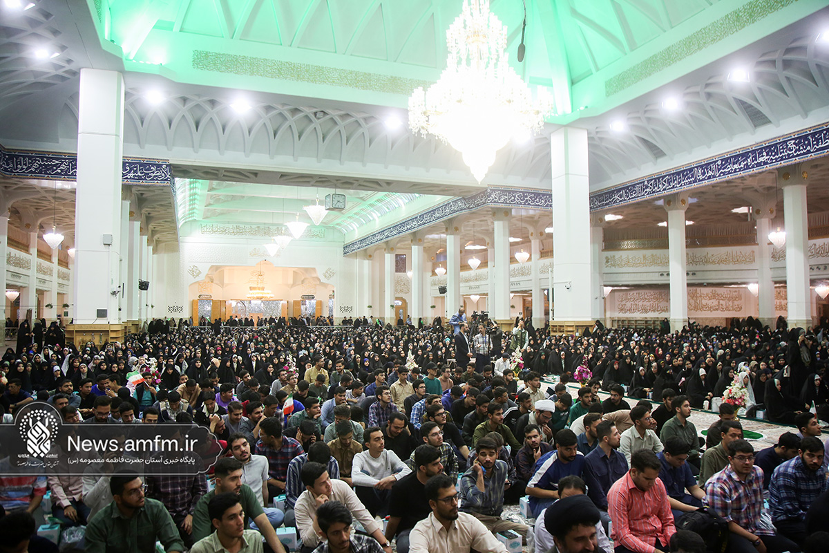 مراسم آغاز سال تحصیلی دانشگاه ها و مراکز آموزش عالی کشور در حرم بانوی کرامت