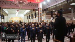 عزاداری صبح سالروز شهادت حضرت فاطمه زهرا(س) در حرم بانوی کرامت