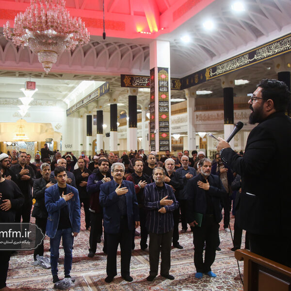 عزاداری صبح سالروز شهادت حضرت فاطمه زهرا(س) در حرم بانوی کرامت