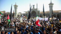 اجتماع بزرگ ضداستکباری ۱۳ آبان در حرم حضرت فاطمه معصومه (س)