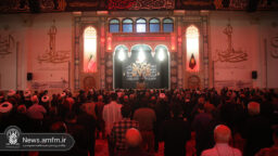 عزاداری ظهر سالروز شهادت حضرت زهرا (س) در حرم بانوی کرامت