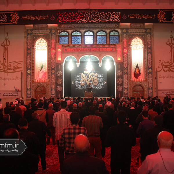 عزاداری ظهر سالروز شهادت حضرت زهرا (س) در حرم بانوی کرامت