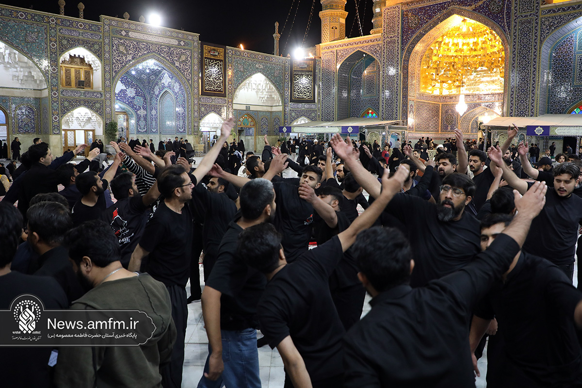 حال و هوای حرم بانوی کرامت در شام شهادت حضرت زهرا(س)