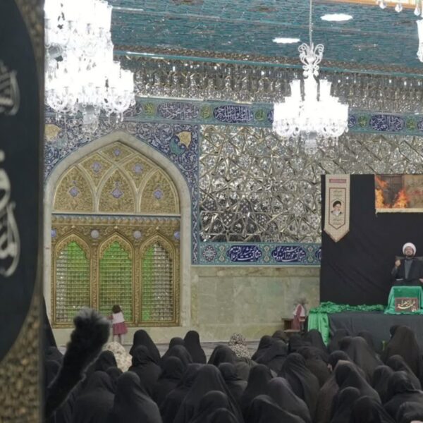 محفل عزای بانوان قمی به یاد مظلومیت دختر پیامبر(ص)