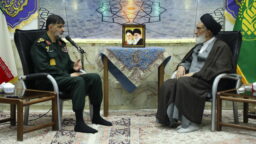 دیدار فرمانده انتظامی کشور با آیت‌الله سعیدی