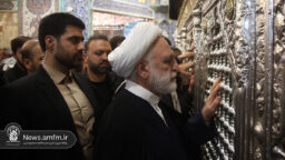 تشرف رئیس قوه قضاییه به حرم حضرت فاطمه معصومه(س)