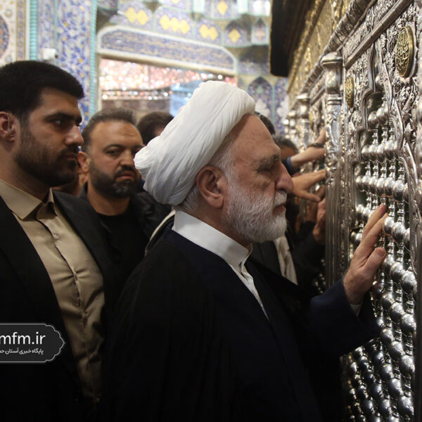 تشرف رئیس قوه قضاییه به حرم حضرت فاطمه معصومه(س)