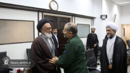 دیدار رئیس سازمان بسیج مستضعفین با تولیت حرم حضرت فاطمه معصومه (س)