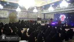 سوگواری بانوان برای بانوی دو عالم در حرم بانوی کرامت