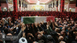 حماسه‌ای از غم و عظمت؛ بدرقه هفت شهید گمنام در آیین فاطمی