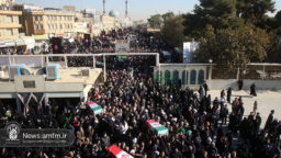 دسته عزاداری خادمین حرم حضرت معصومه (س)و تشییع شهدای گمنام