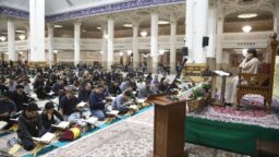 کرسی تلاوت فاطمی حرم مطهر بانوی کرامت با حضور قاریان مطرح کشور برگزار شد