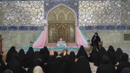 جشن دخترانه ولادت حضرت زهرا(س) در حرم بانوی کرامت