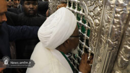 تشرف شیخ زکزاکی به زیارت حرم حضرت فاطمه معصومه (س)