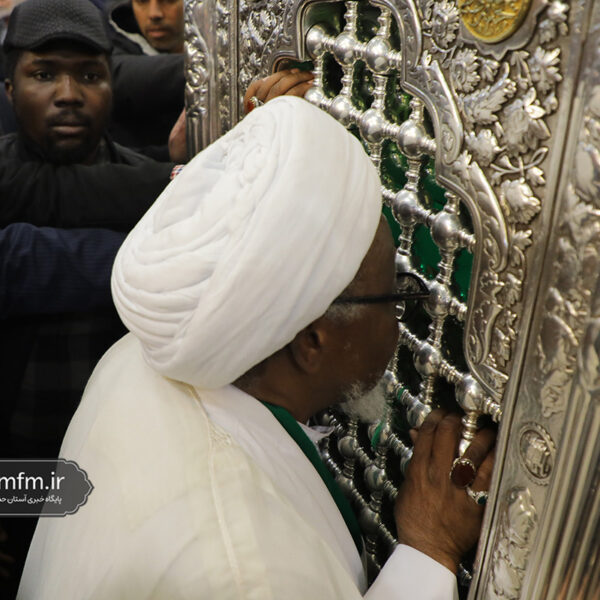 تشرف شیخ زکزاکی به زیارت حرم حضرت فاطمه معصومه (س)