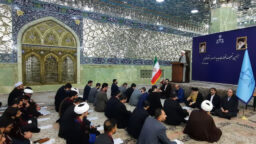 تحلیف قضات جدیدالورود دستگاه قضایی در حرم مطهر حضرت معصومه(س)