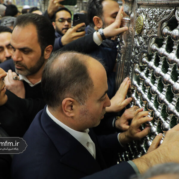 وزیر جهاد کشاورزی زائر حرم بانوی کرامت شد