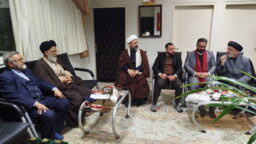 دیدار مشاور تولیت حرم مطهر بانوی کرامت با دست‌اندرکاران همایش سلمان فارسی در عراق