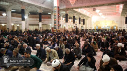 طنین زیارت جامعه کبیره در فضای معنوی حرم بانوی کرامت