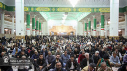 جشن شام میلاد امام علی (ع) در حرم بانوی کرامت