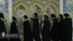 تشرف تعدادی زائر اولی به زیارت حرم حضرت معصومه (س)