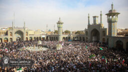 تشییع پیکر دو شهید مدافع امنیت در حمله اغتشاشگران