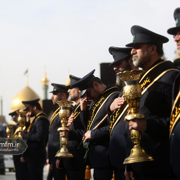 دسته عزای خادمان کریمه اهل بیت(س) در سوگ امام موسی کاظم(ع)