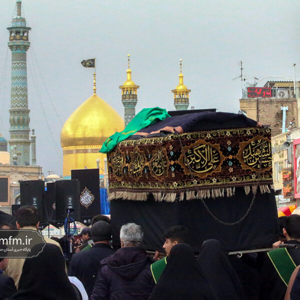 عرض ارادت هیئات مذهبی به محضر حضرت فاطمه معصومه(س) در سالروز شهادت پدر بزرگوارشان