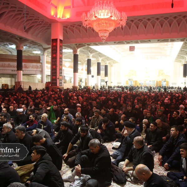 عزاداری ظهر شهادت امام کاظم(ع) در حرم بانوی کرامت