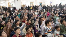 برپایی جشن عید مبعث ویژه کودکان در حرم بانوی کرامت