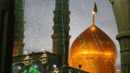 یک جمله به امام رضا(ع) در حرم خواهرشان حضرت فاطمه معصومه (س)