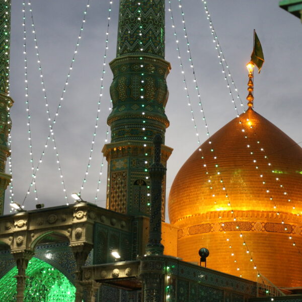 یک جمله به امام رضا(ع) در حرم خواهرشان حضرت فاطمه معصومه (س)
