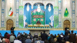 جشن شام عید سعید مبعث در حرم حضرت فاطمه معصومه(س)