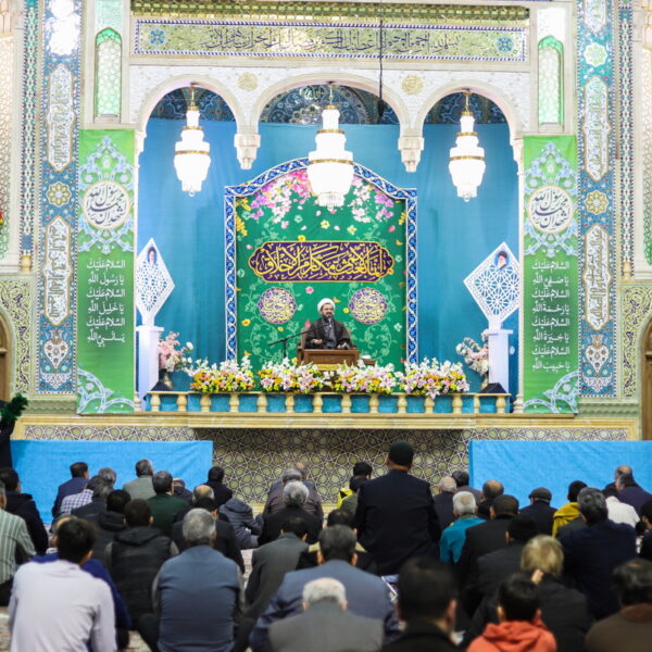 جشن شام عید سعید مبعث در حرم حضرت فاطمه معصومه(س)