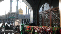 تشییع پیکر آیت‌الله سید هادی سیستانی در حرم مطهر حضرت فاطمه معصومه (س) + فیلم