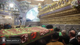 تشییع آیت‌الله سید هادی سیستانی در حرم حضرت معصومه (س)