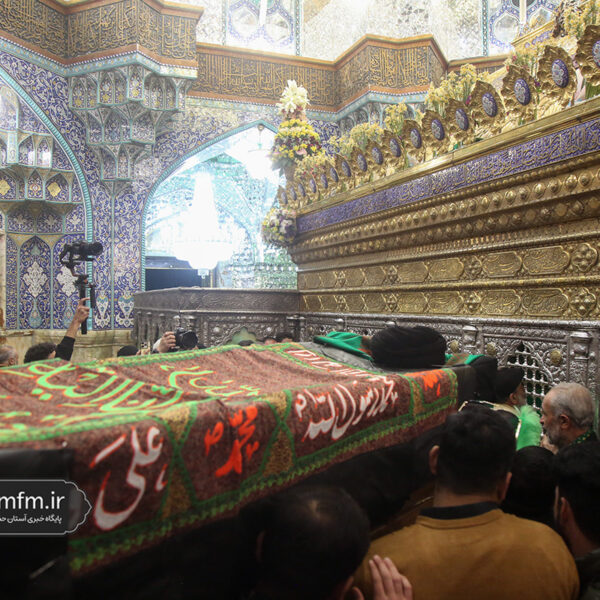 تشییع آیت‌الله سید هادی سیستانی در حرم حضرت معصومه (س)