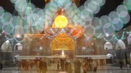 حال و هوای برفی حرم بانوی کرامت در شب میلاد حضرت عباس (ع)