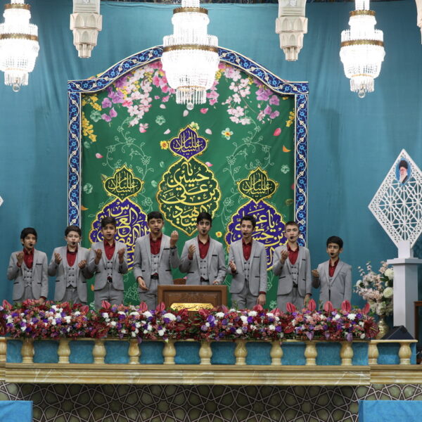 جشن شب میلاد حضرت اباالفضل(ع) در حرم حضرت فاطمه معصومه(س)
