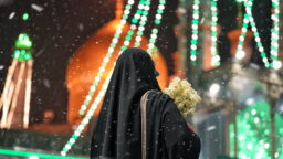 حس و حال معنوی زائران بانوی کرامت در ایام ولادت امام حسین علیه السلام