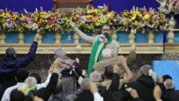 برپایی جشن شب میلاد امام زمان(عج) در حرم بانوی کرامت