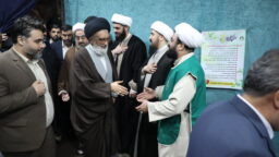 بازدید آیت‌الله سعیدی از موکب‌های طریق المهدی در نیمه شعبان