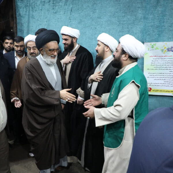 بازدید آیت‌الله سعیدی از موکب‌های طریق المهدی در نیمه شعبان