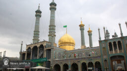 حال و هوای زیبای حرم بانوی کرامت در سالروز ولادت امام زمان(عج)